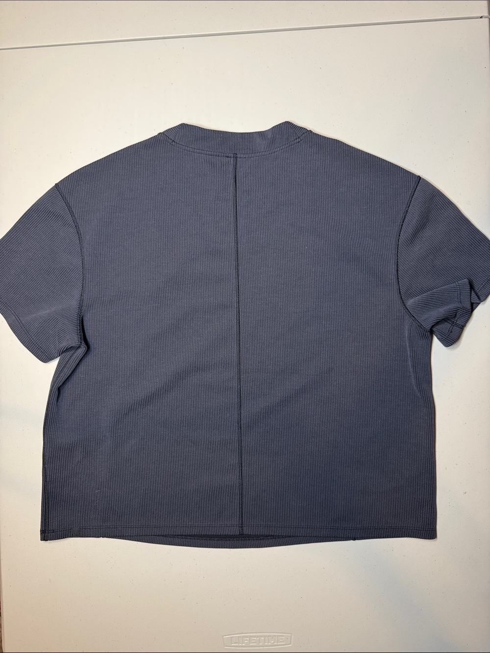 Lululemon Ribbed Softstreme Short Sleeve Tee Black - Picture 3 of 5